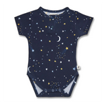 SNUGGLE HUNNY STARRY NIGHT SHORT SLEEVE BODYSUIT