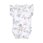 SNUGGLE HUNNY SWEET SWALLOWS SHORT SLEEVE BODYSUIT WITH FRILL