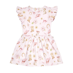 SNUGGLE HUNNY BOOTS & BOWS SHORT SLEEVE DRESS