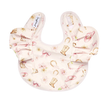SNUGGLE HUNNY BOOTS & BOWS FRILL SNUGGLE BIB