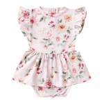 SNUGGLE HUNNY BIRDS & BLOOMS SHORT SLEEVE DRESS