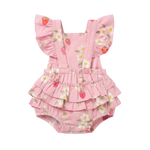 TOSHI BABY ROMPER STRAWBERRY FIELDS BLOSSOM