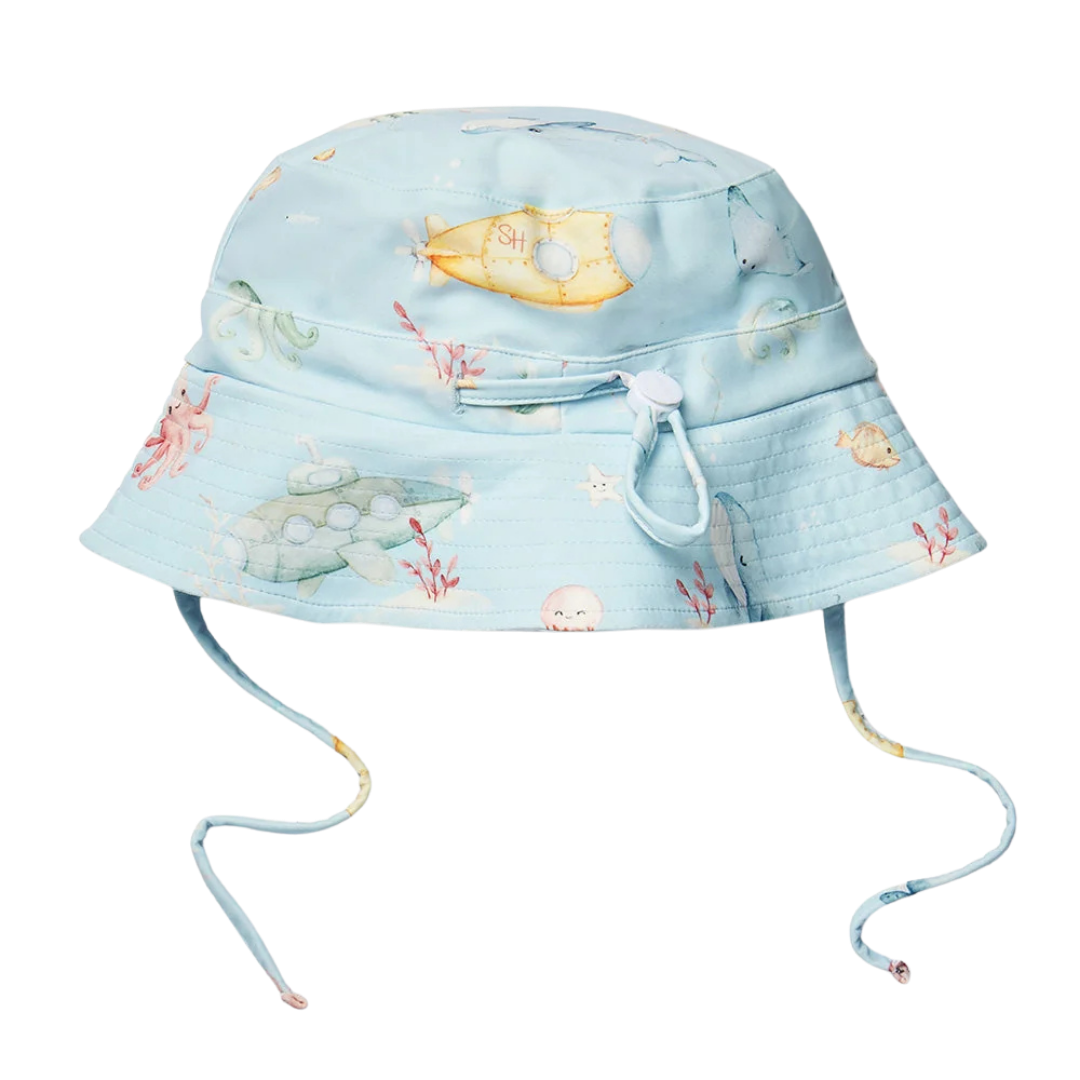 SNUGGLE HUNNY BLUE LITTLE SUBS SWIM HAT