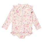 SNUGGLE HUNNY FLAMINGOS FRILL SWIMSUIT