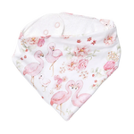 SNUGGLE HUNNY FLAMINGOS DRIBBLE BIB