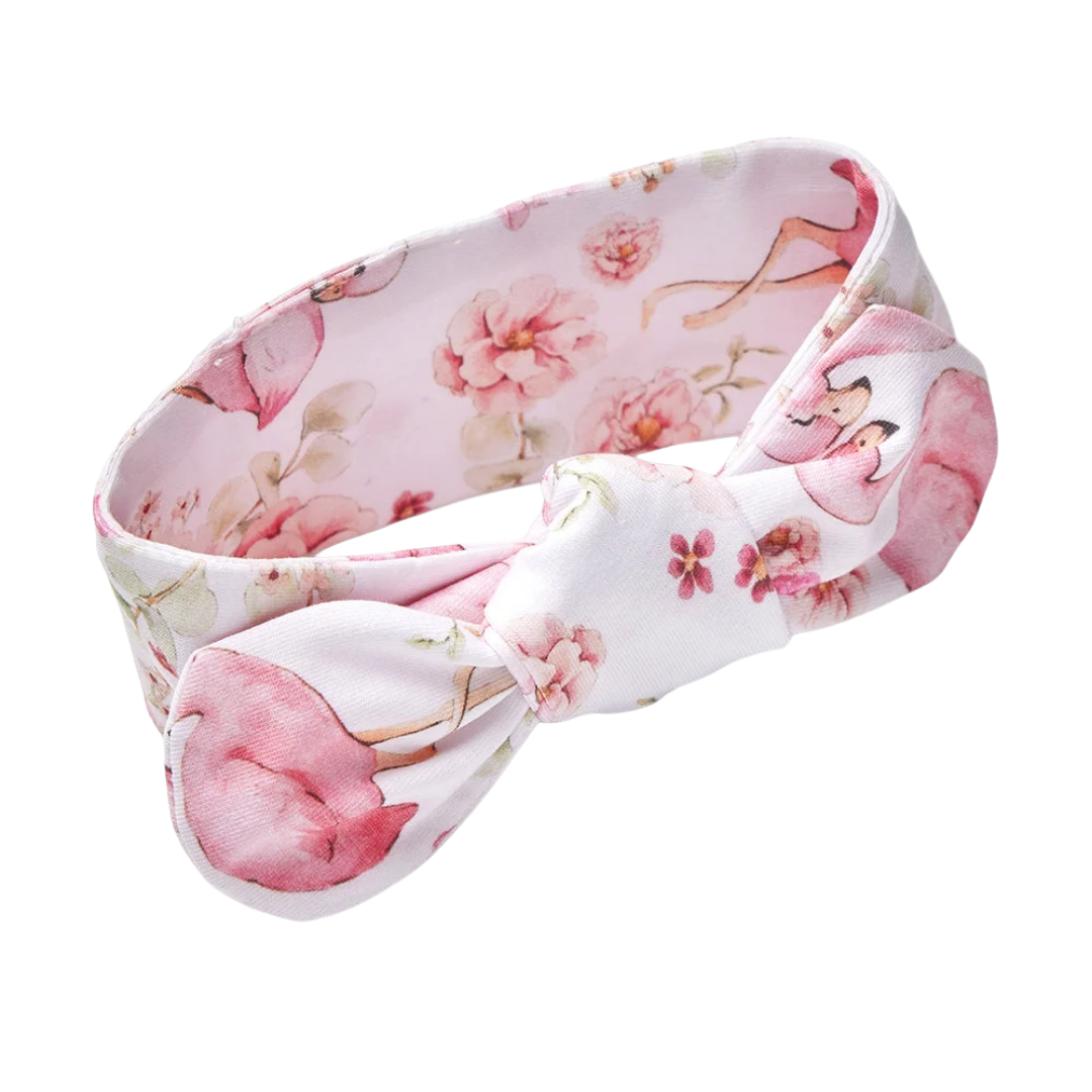 SNUGGLE HUNNY FLAMINGOS TOPKNOT