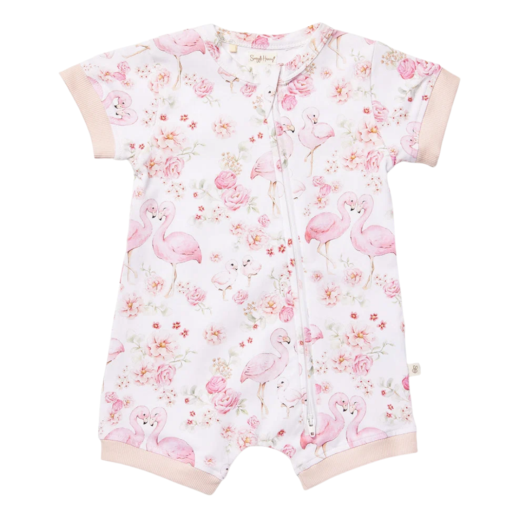 SNUGGLE HUNNY FLAMINGOS SNUGGLE SHORTIE