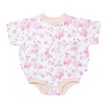 SNUGGLE HUNNY FLAMINGOS OVERSIZED ROMPER