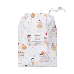 SNUGGLE HUNNY ICE CREAMS FITTED COT SHEET