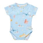 SNUGGLE HUNNY BLUE LITTLE SUBS SHORT SLEEVE BODYSUIT
