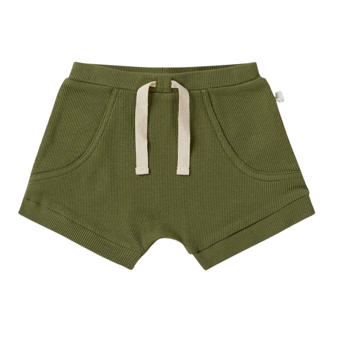 SNUGGLE HUNNY KIDS OLIVE SHORTS