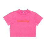 SUNDAY SIBLINGS SUNDAY TEE - PINK