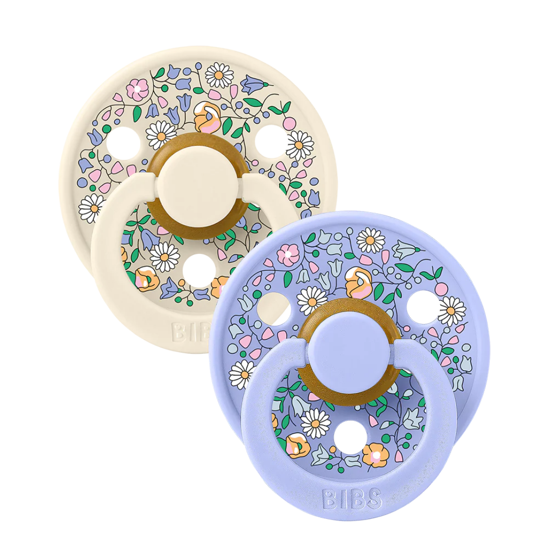 BIBS LIBERTY COLOUR - CHLOE MEADOW / IVORY MIX