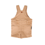 RINGERS WESTERN BABIES BARNYARD BUDDY SHORTS OVERALLS - DARK SAND
