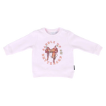 RINGERS WESTERN BABIES BUTTERCUP FLEECE PULLOVER - BABY PINK