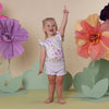 SNUGGLE HUNNY ISLA SHORT SLEEVE ORGANIC BODYSUIT WITH FRILL