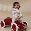 SNUGGLE HUNNY VINTAGE CARS CONVERTIBLE ROMPER