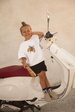 CINNAMON BABY BLACK CHINO SHORTS