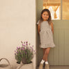 CINNAMON BABY BLACK GINGHAM DRESS