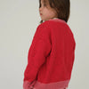 ZIGGY LOU CARDIGAN - SCARLET