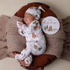 SNUGGLE HUNNY BEARS & BRONZE REVERSIBLE MILESTONE CARDS