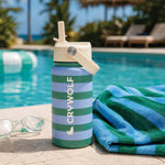 CRYWOLF DRINK BOTTLE 360ML - DECK STRIPE