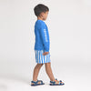 CRYWOLF LONG SLEEVE RASH VEST DEEP SEA BLUE