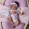 SNUGGLE HUNNY ISLA SHORT SLEEVE ORGANIC BODYSUIT WITH FRILL