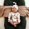 SNUGGLE HUNNY KIDS DINO LONG SLEEVE ORGANIC BODYSUIT