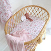 SNUGGLE HUNNY ALICE'S TEA PARTY BASSINET SHEET / CHANGE PAD COVER
