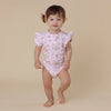 SNUGGLE HUNNY ALICE'S TEA PARTY SHORT SLEEVE BODYSUIT