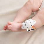DONE BY DEER WRIST RATTLE 2PK HAPPY CLOUDS