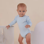 SNUGGLE HUNNY BABY BLUE LONG SLEEVE BODYSUIT