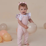 SNUGGLE HUNNY BABY PINK JOEY OVERALLS