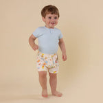 SNUGGLE HUNNY BABY BLUE SHORT SLEEVE BODYSUIT