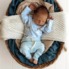 SNUGGLE HUNNY BABY BLUE ORGANIC PANTS