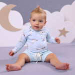 SNUGGLE HUNNY BABY BLUE ORGANIC SHORTS