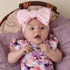 SNUGGLE HUNNY BABY PINK OVERSIZED BOW