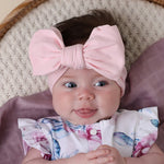 SNUGGLE HUNNY BABY PINK OVERSIZED BOW