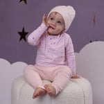 SNUGGLE HUNNY BABY PINK  PANTS WITH FRILL