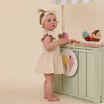 SNUGGLE HUNNY BABYCCINO SHORT SLEEVE DRESS