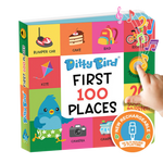 DITTY BIRD FIRST 100 PLACES MULTI-COLOURED