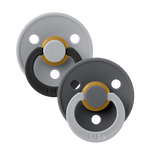 BIBS FUSION COLOUR 2 PACK - CLOUD / IRON