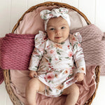 SNUGGLE HUNNY BIRDS & BLOOMS LONG SLEEVE DRESS