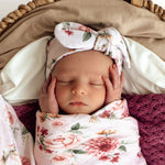 SNUGGLE HUNNY BIRDS & BLOOMS TOPKNOT
