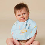 SNUGGLE HUNNY BLUE LITTLE SUBS SNUGGLE BIB