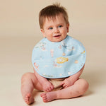 SNUGGLE HUNNY BLUE LITTLE SUBS SNUGGLE BIB