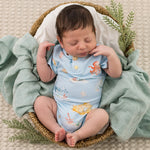 SNUGGLE HUNNY BLUE LITTLE SUBS SHORT SLEEVE BODYSUIT