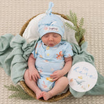 SNUGGLE HUNNY BLUE LITTLE SUBS SHORT SLEEVE BODYSUIT