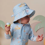 SNUGGLE HUNNY BLUE LITTLE SUBS SWIM HAT